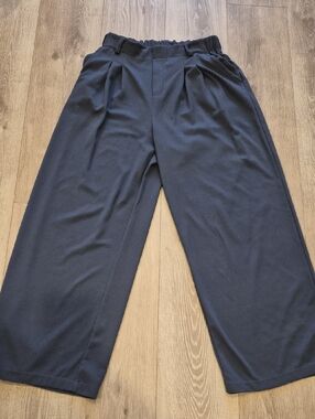 HALARA Slate Blue Elastic Waist Skirt